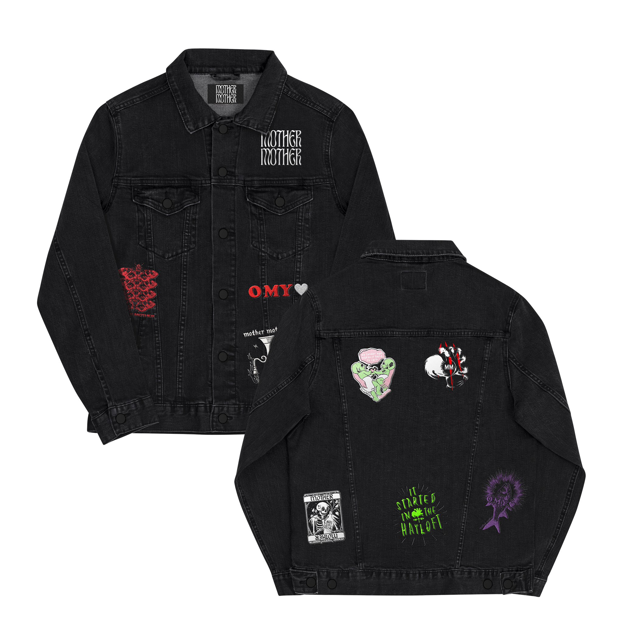 Patch Denim Jacket – Mother Mother Merch