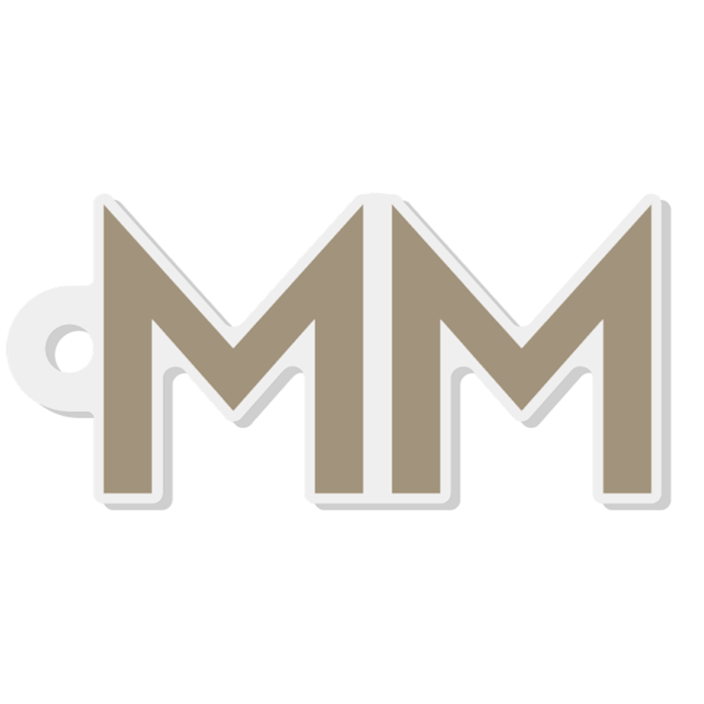 Mother Mother gold logo keychain