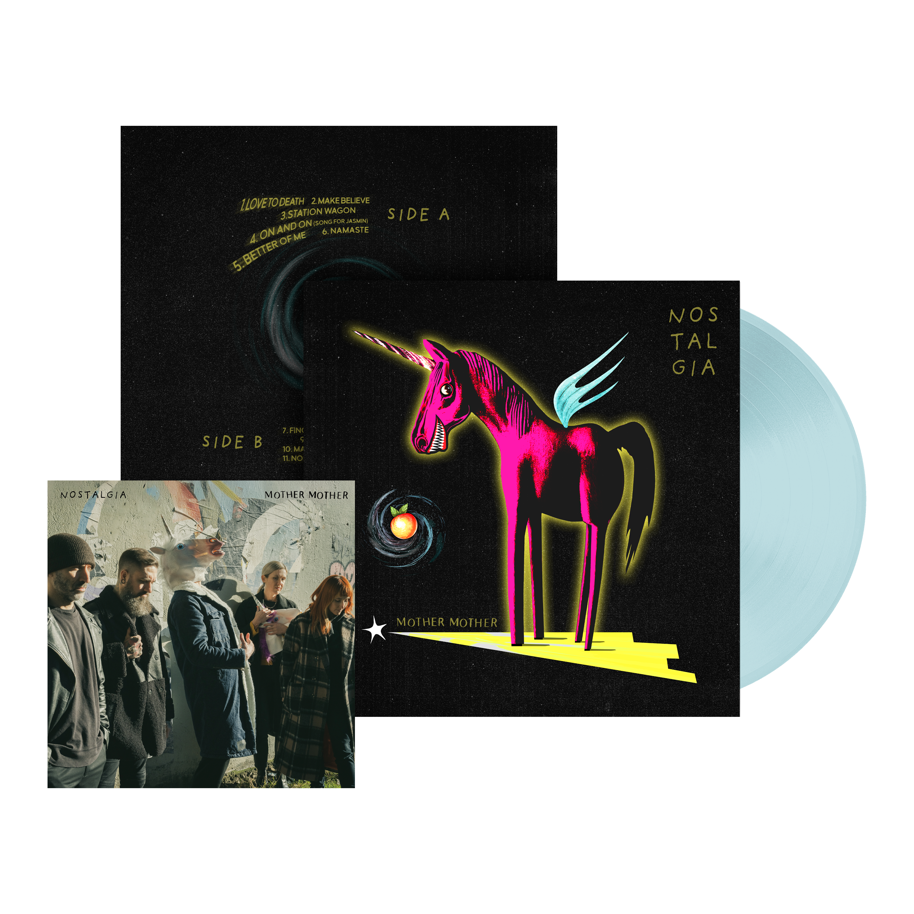 Nostalgia - D2C Translucent Light Blue Vinyl + Signed Insert (limited quantities) (PRE-ORDER)