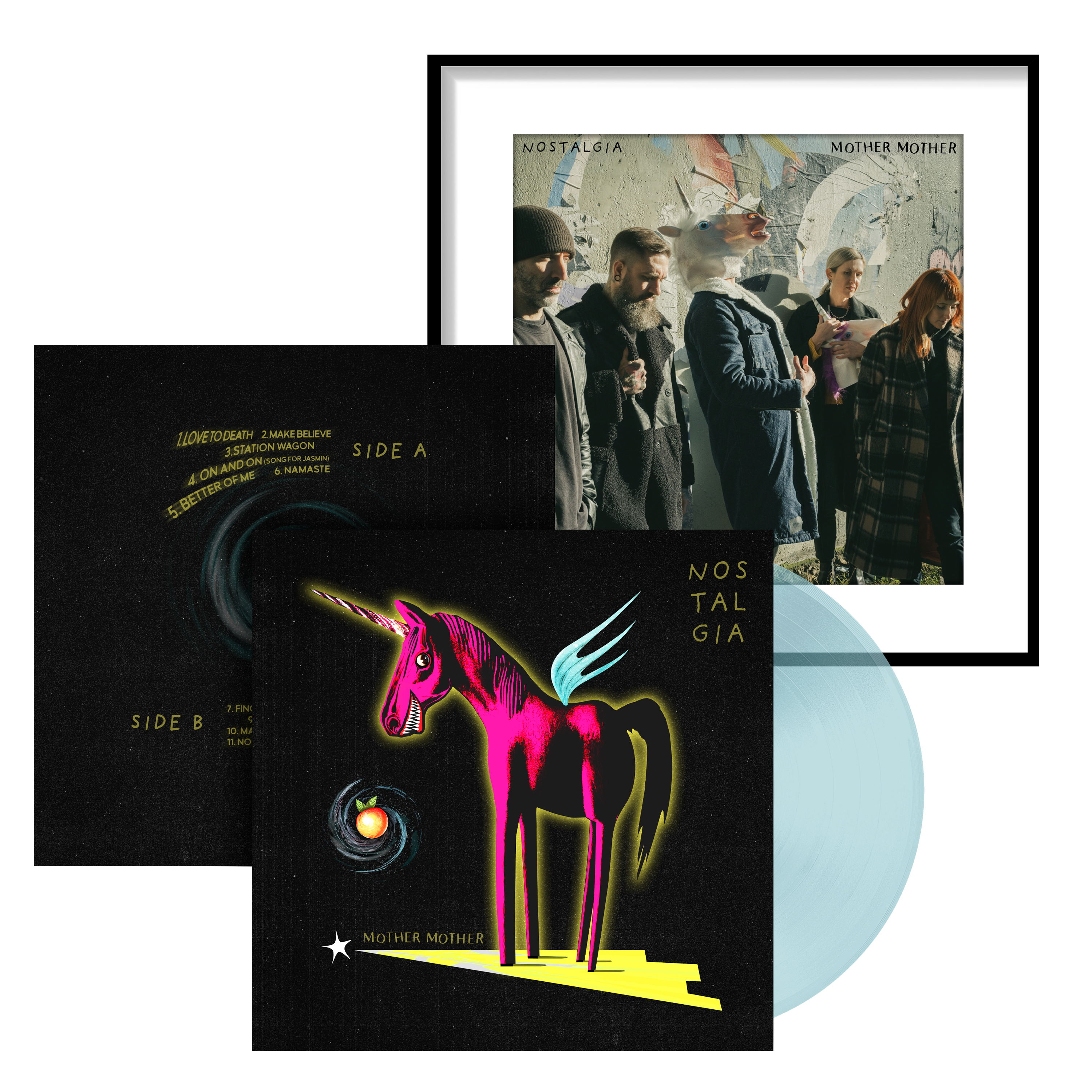 Nostalgia - D2C Translucent Light Blue Vinyl + Signed Insert (limited quantities) (PRE-ORDER)