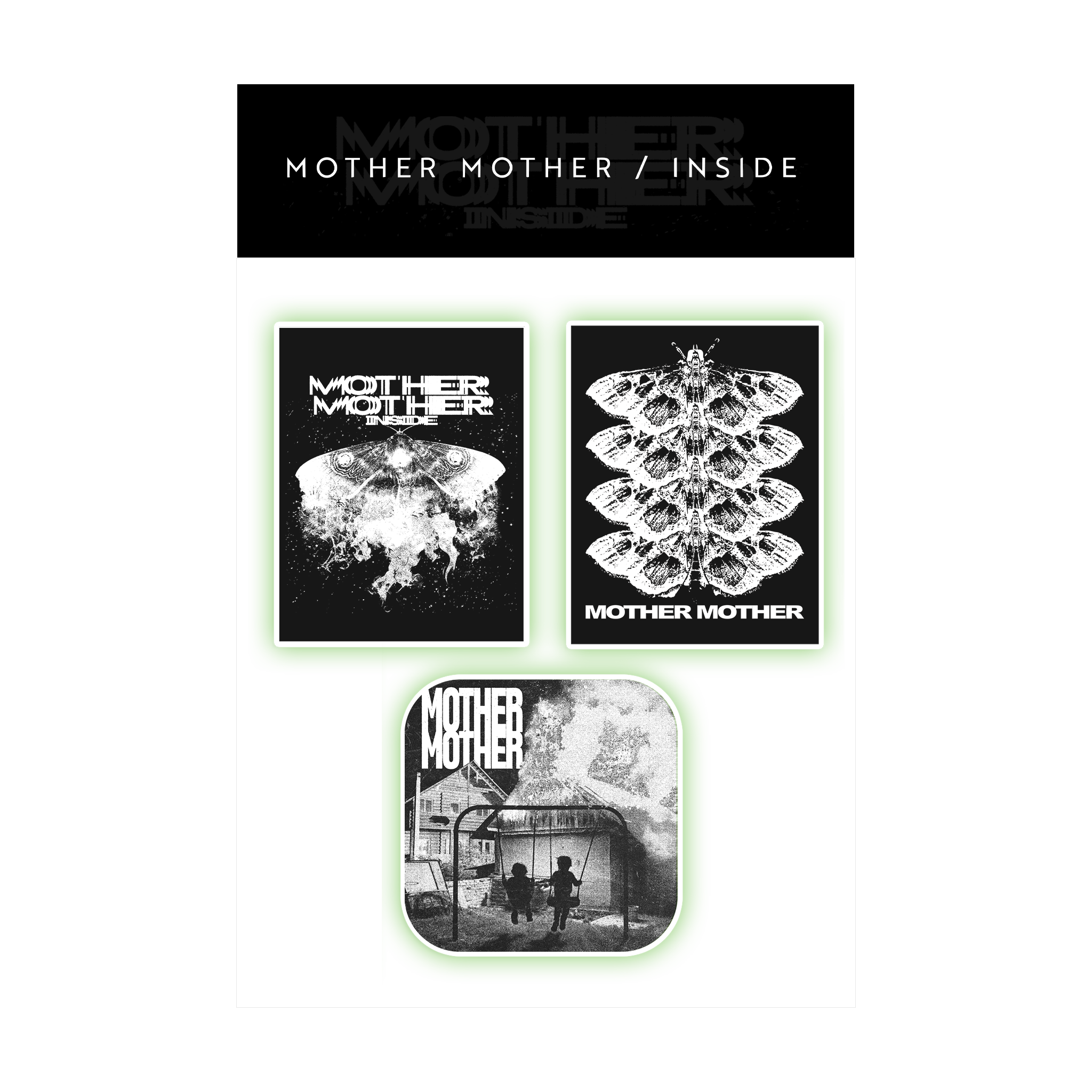 Inside (5-Year) Glow In The Dark Sticker Pack