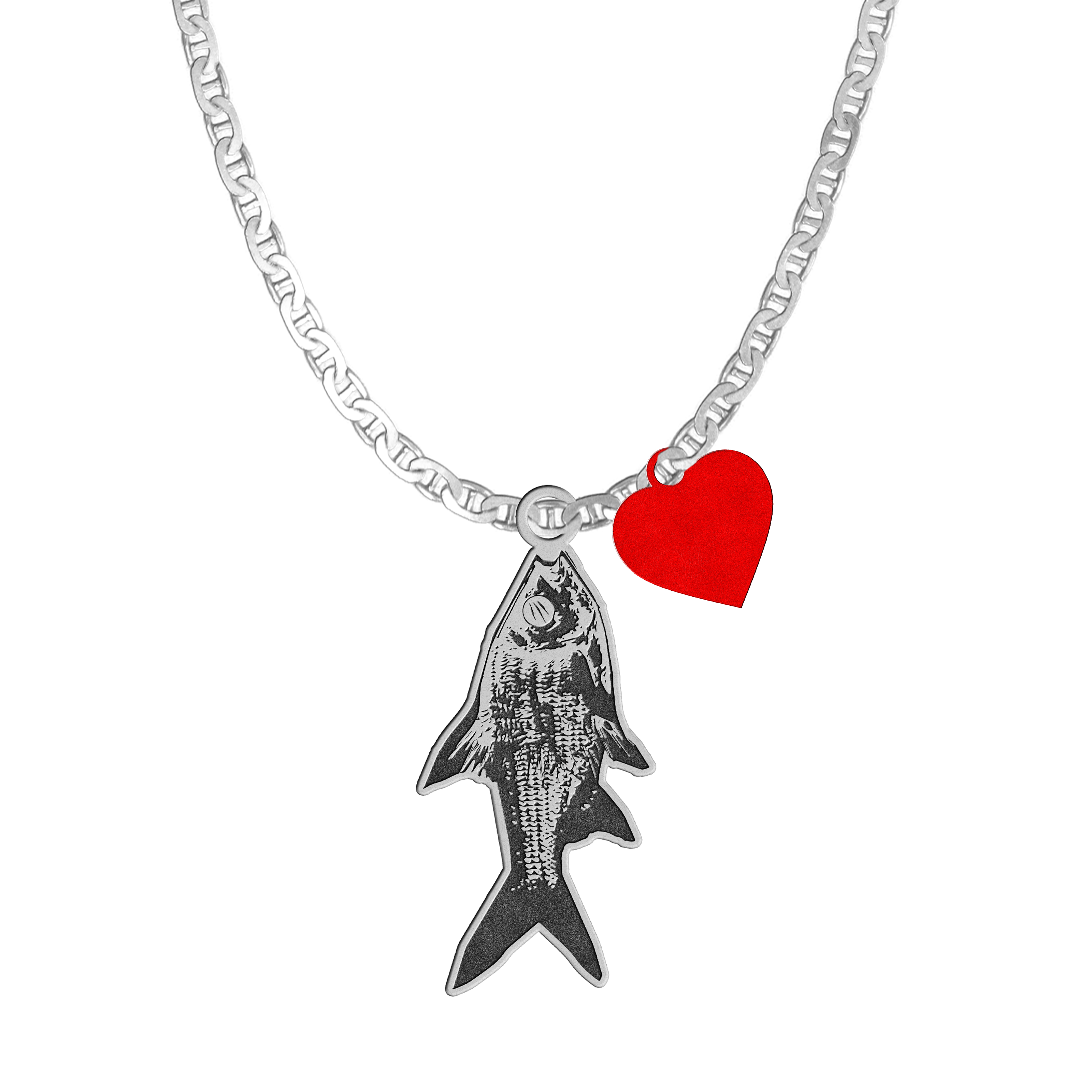 O My Heart Fish Necklace