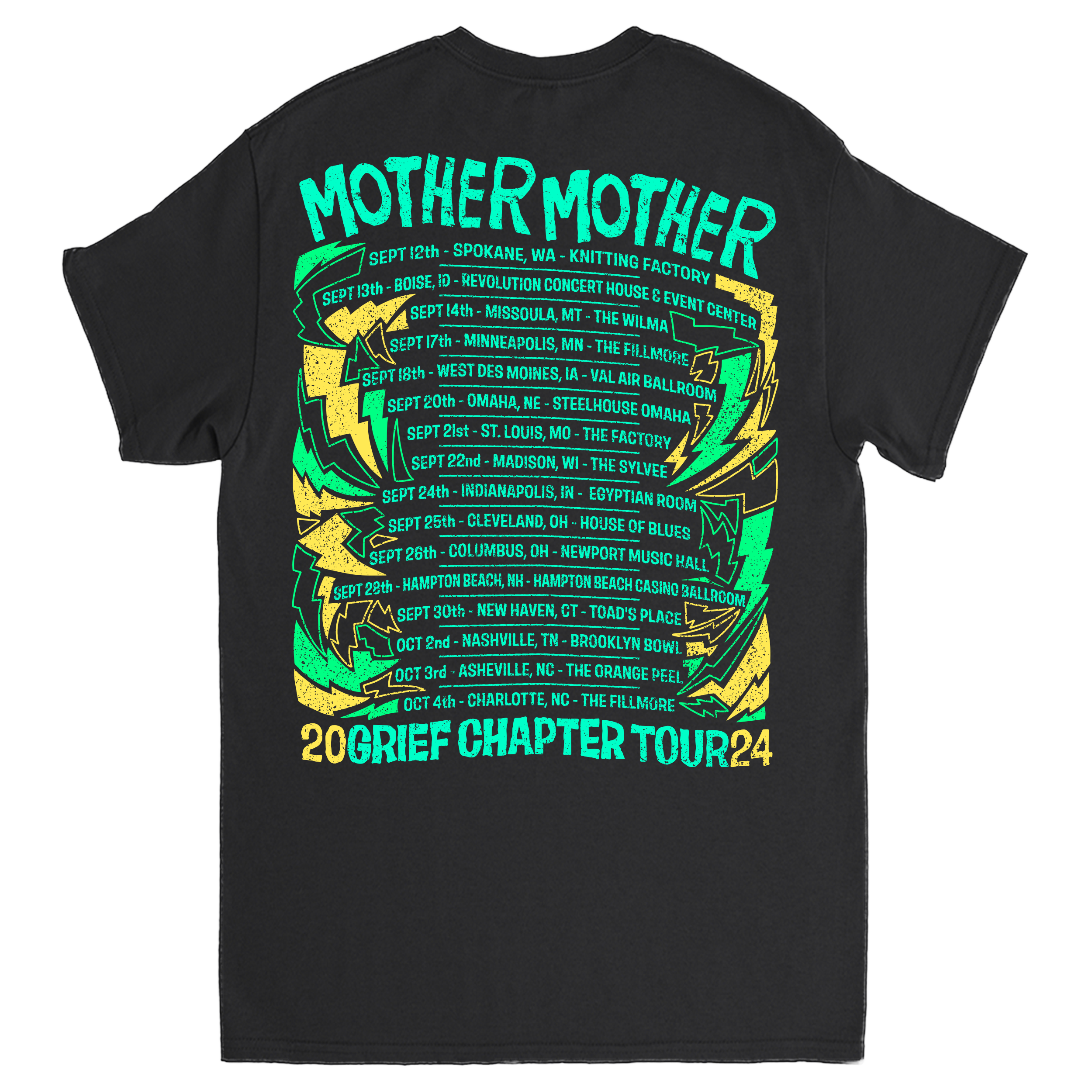 Grief Chapter Canada Tour Tee