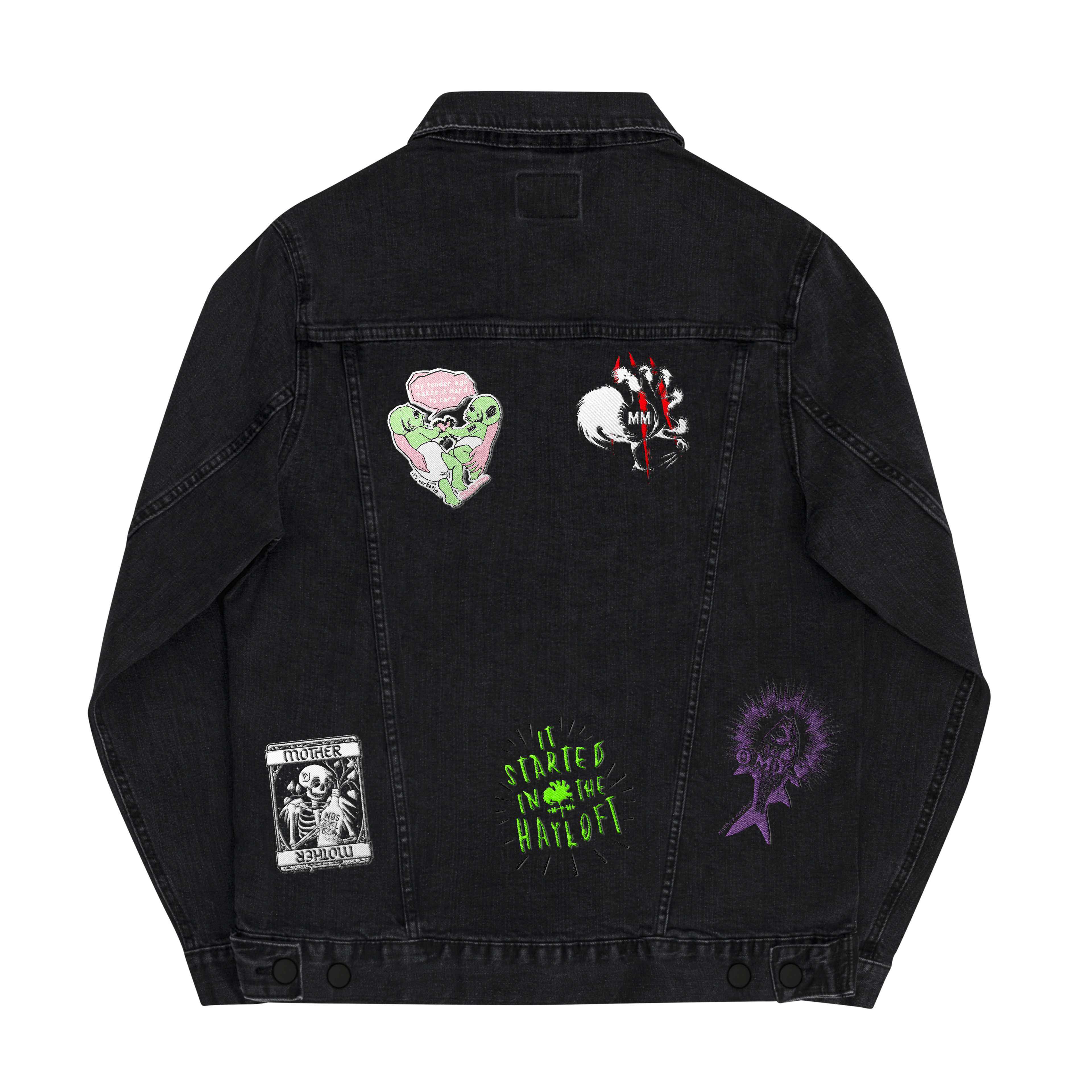 Patch Denim Jacket